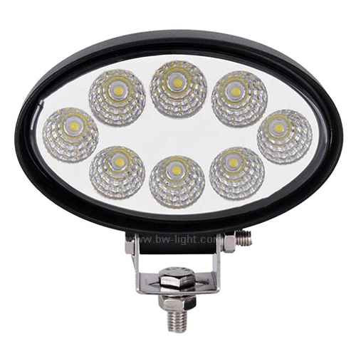 Luz de trabajo LED de 27 vatios, luz de trabajo LED a prueba de agua, luz de trabajo LED a prueba de agua de gran oferta, luces LED tenues para tractor a prueba de agua, luz de tractor LED a prueba de agua de gran venta
