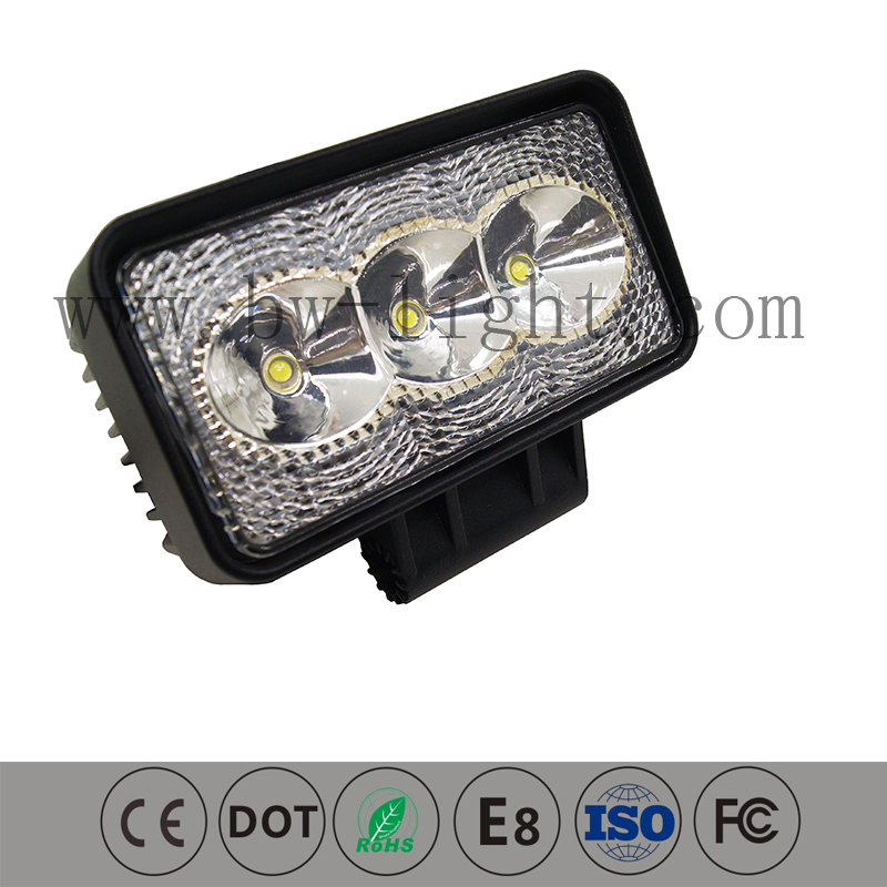 Luces de trabajo LED cuadradas ajustables para ATV