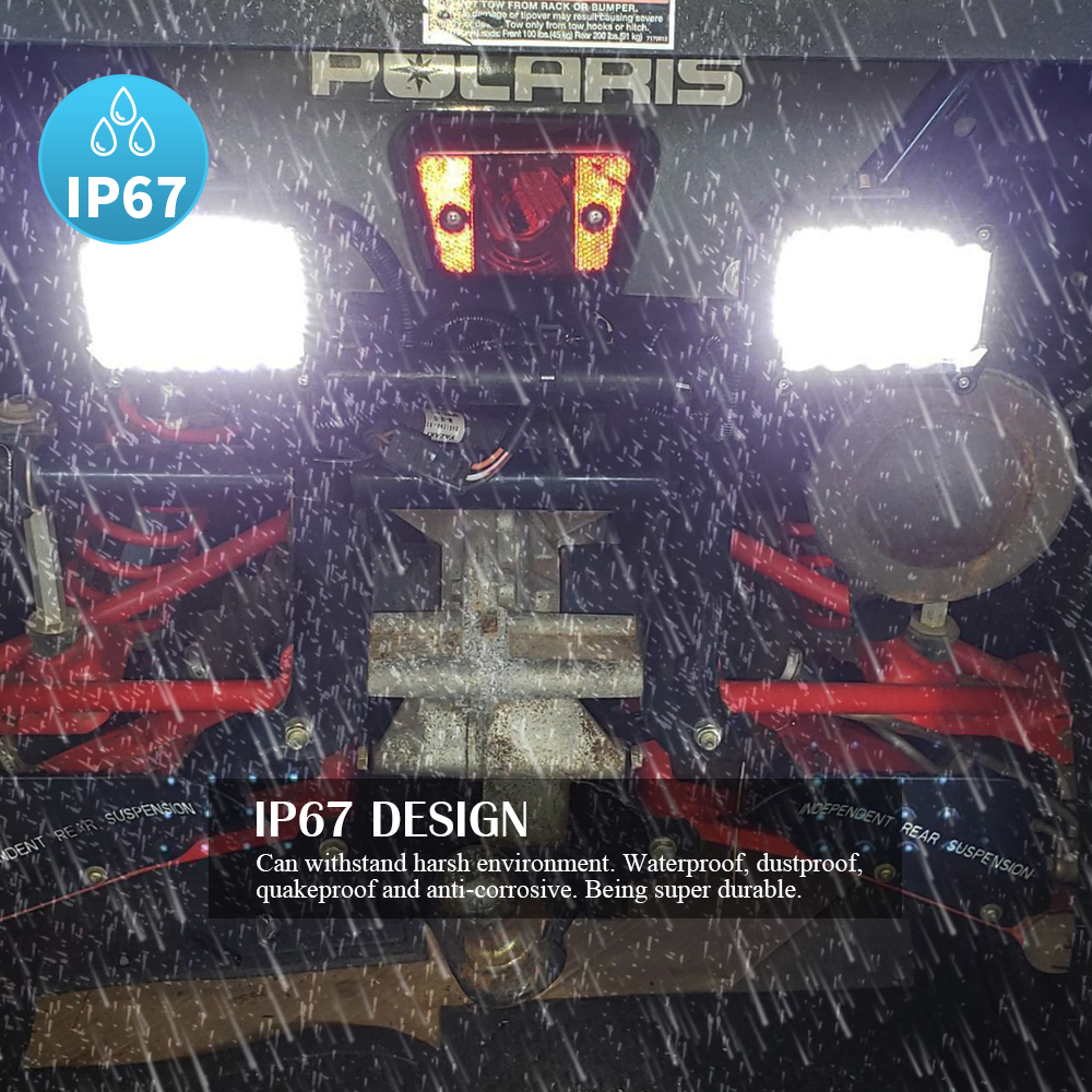 Barra de luz LED de LED fuera de carretera de 63W amarillo del fabricante de China