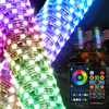 Luz LED de látigo con control remoto y aplicación que persigue patrones para ATV