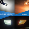 Bulbas LED de cuña extremadamente brillante 194 para luces de bombilla de placa de matrícula