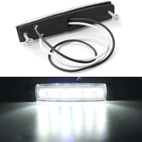 Luz de marcador lateral LED blanca automotriz para automóviles