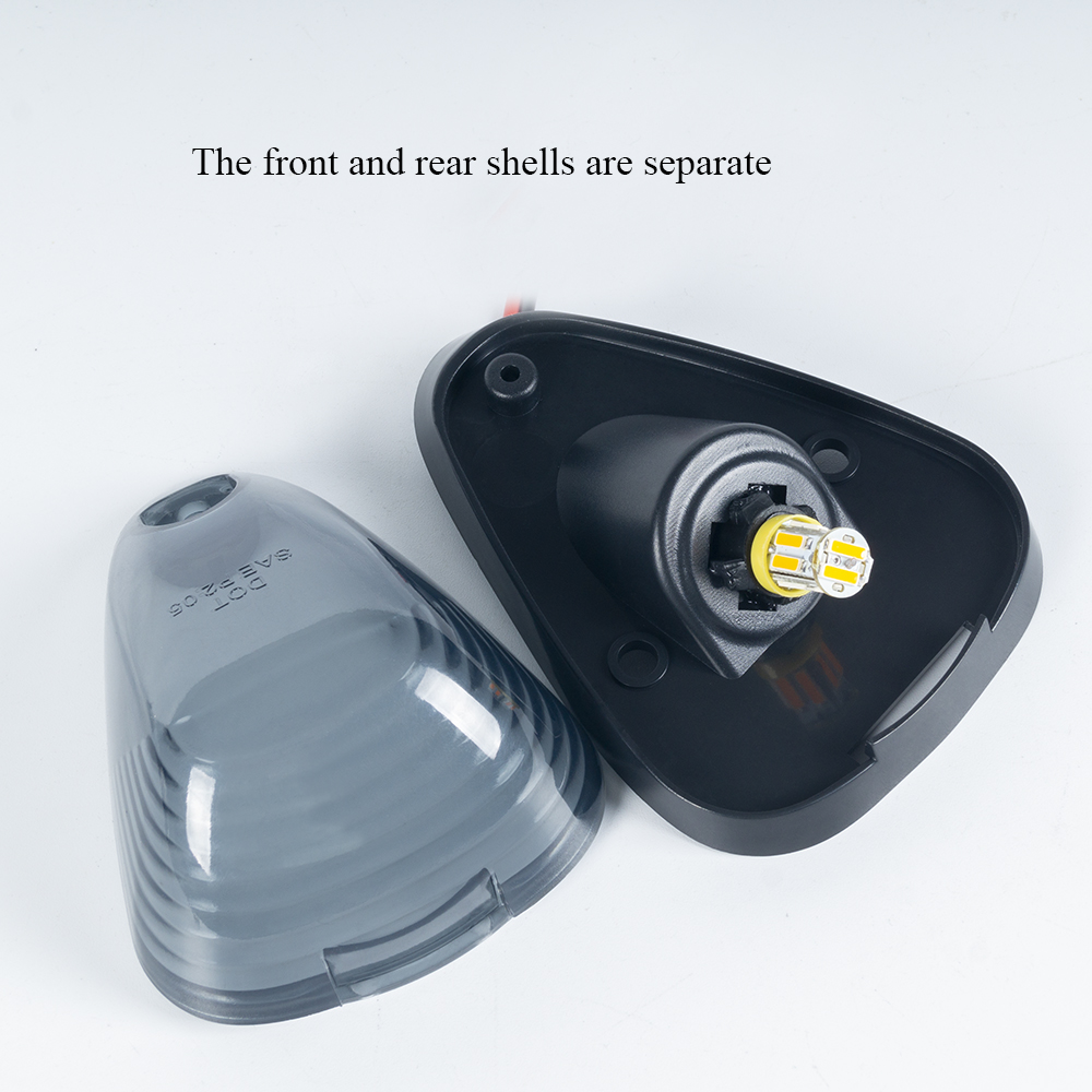 Luz de techo de cabina LED LED Ford, luz &aacute;mbar del techo de cabina LED, luces de marcador de techo de cabina LED, luces superiores de la cabina de s&uacute;per servicio, luces de la cabina de camioneta con la cabina del techo de la cabina LED de la cabina LED de la cabina LED de la cabina con lente de humo negro para Ford Super Duty Camionetas SUV para 1999-2016 Ford F-150 F-150 F-350 F-450 F-550 F-650 F-750 E-150 E-250 E-350 E-350 E-450 TOCIONES SUPER SUPERS.