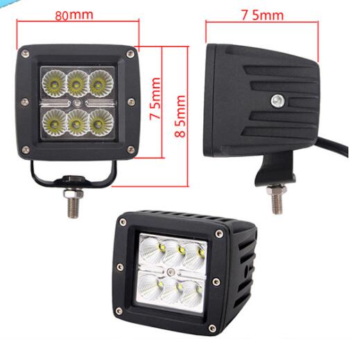 Luz de trabajo LED de 27 vatios, luz de trabajo LED a prueba de agua, luz de trabajo LED a prueba de agua de gran oferta, luces LED tenues para tractor a prueba de agua, luz de tractor LED a prueba de agua de gran venta
