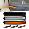 Ford Shownial Switchback LED LED RETRIVE RETROR Mirror Reflector Luz de señal de giro con lente ahumada 