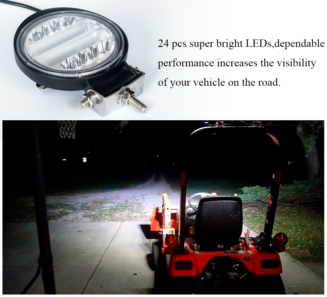 Luz de trabajo LED de 4 pulgadas 72W 4 