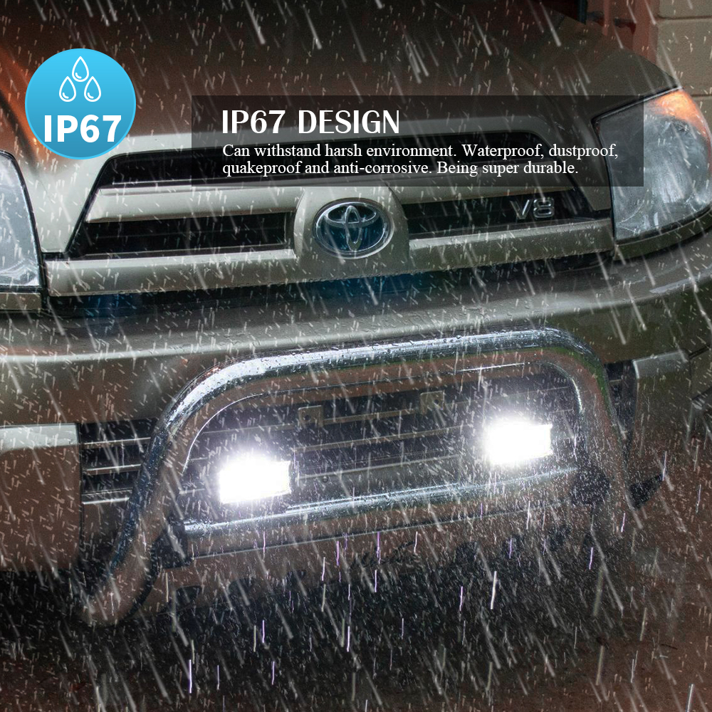 72W Rectangle Spot Beam LED Luz de trabajo Luces de trabajo para Turck 