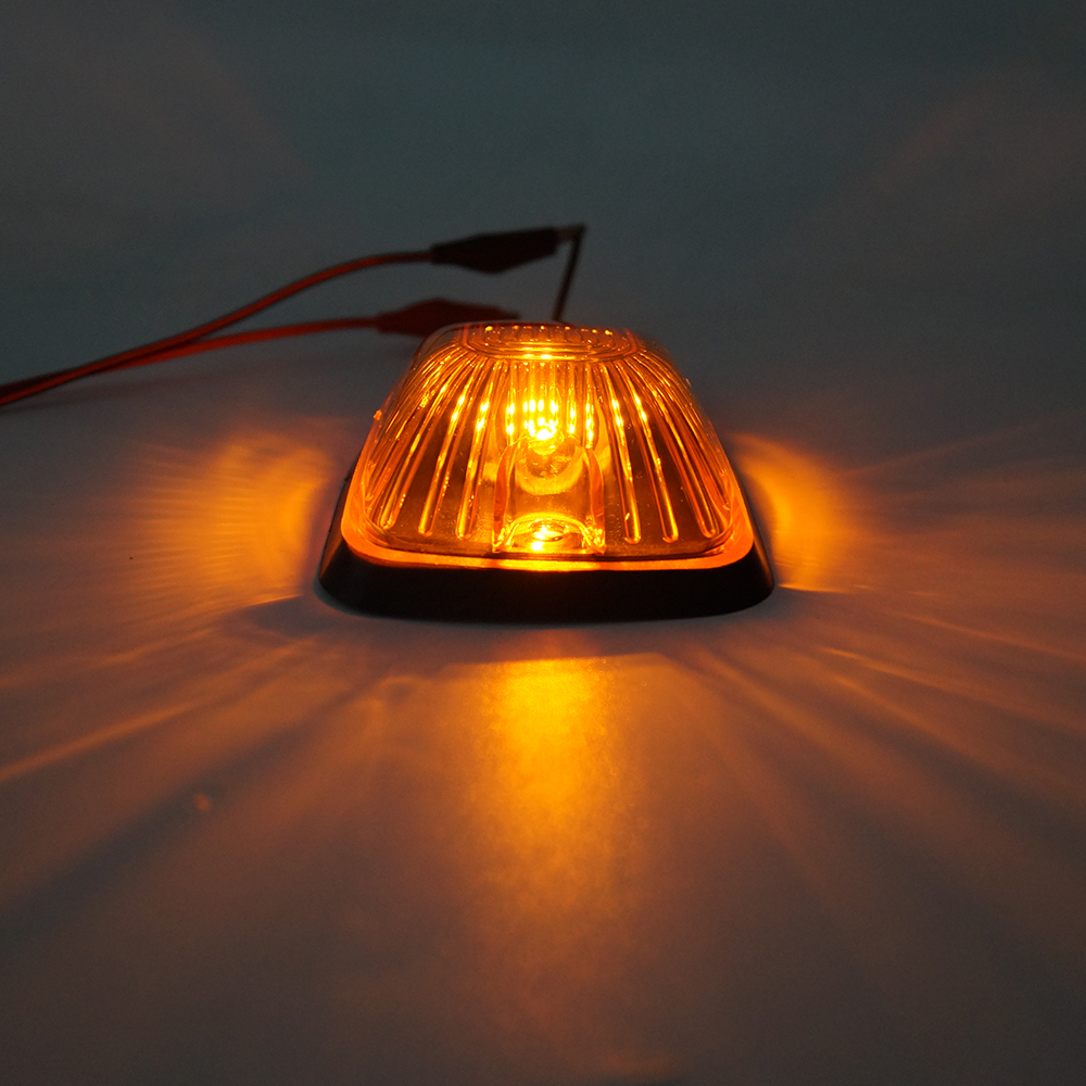 Luces de carreras de marcador de techo de cabina LED ámbar para Chevrolet y GMC