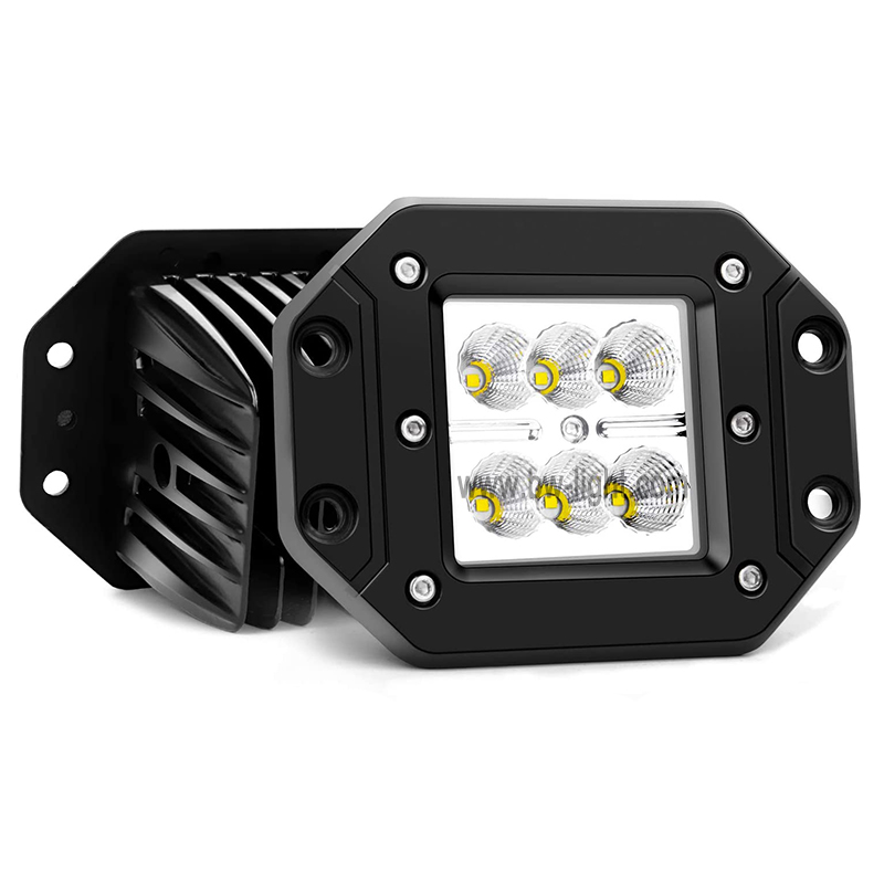 Luz de trabajo LED de 27 vatios, luz de trabajo LED a prueba de agua, luz de trabajo LED a prueba de agua de gran oferta, luces LED tenues para tractor a prueba de agua, luz de tractor LED a prueba de agua de gran venta