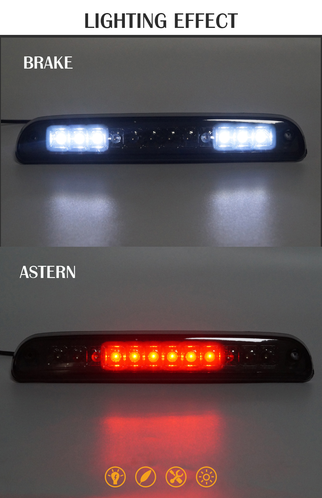 F250High Monte Tercera luces de freno GX-012WR05SY