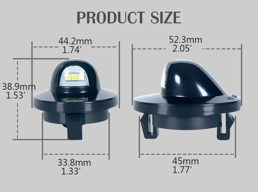 Luz de matr&iacute;cula LED 