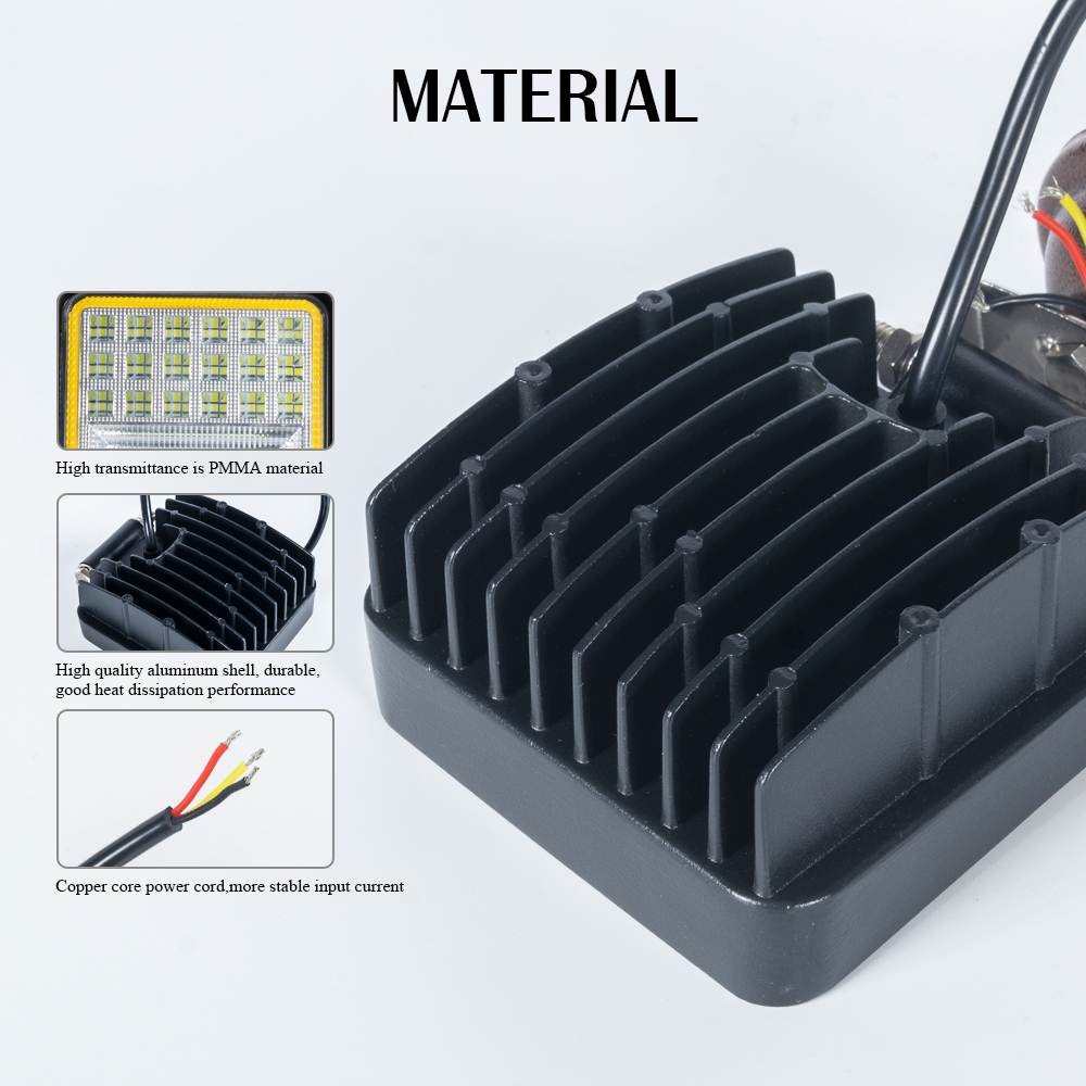 Luz de trabajo LED de 48W Square 48W para autom&aacute;ticamente del fabricante de China 