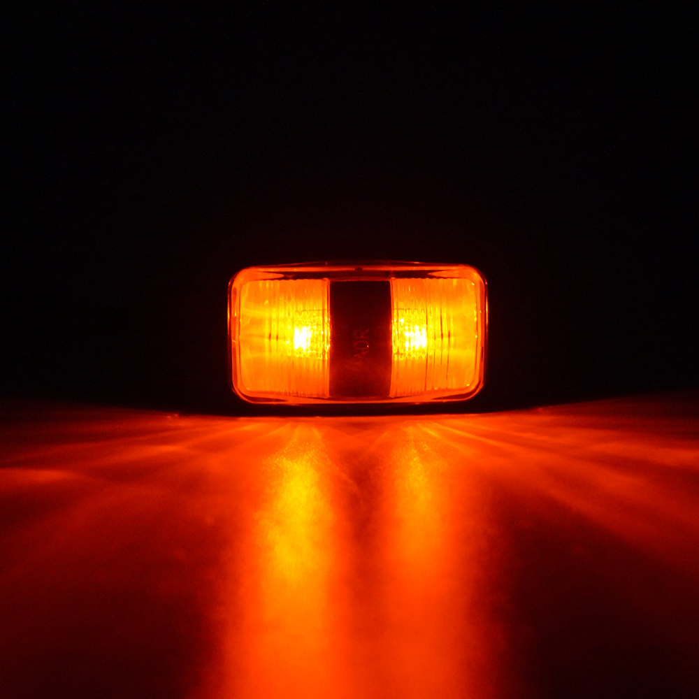 Luces de marcador laterales LED impermeables rojas de 2.5 "pulgadas