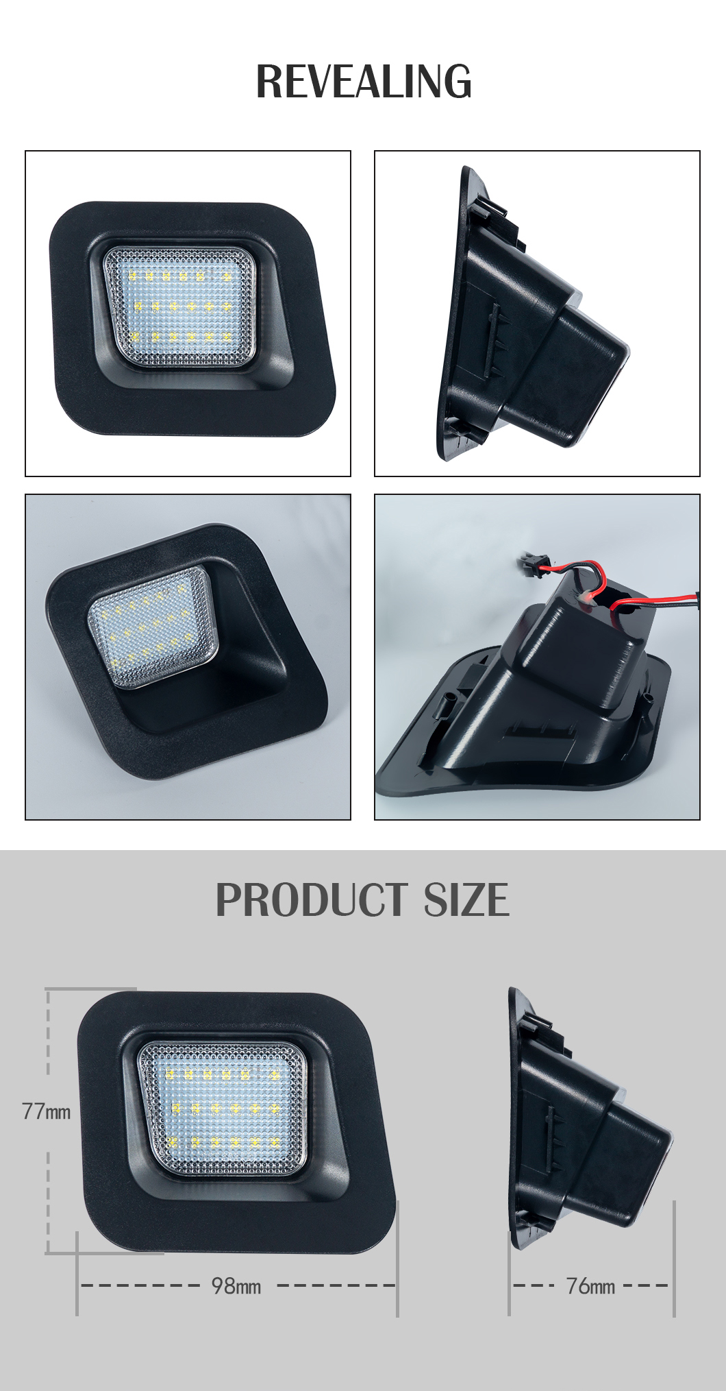 Luz de matr&iacute;cula LED 