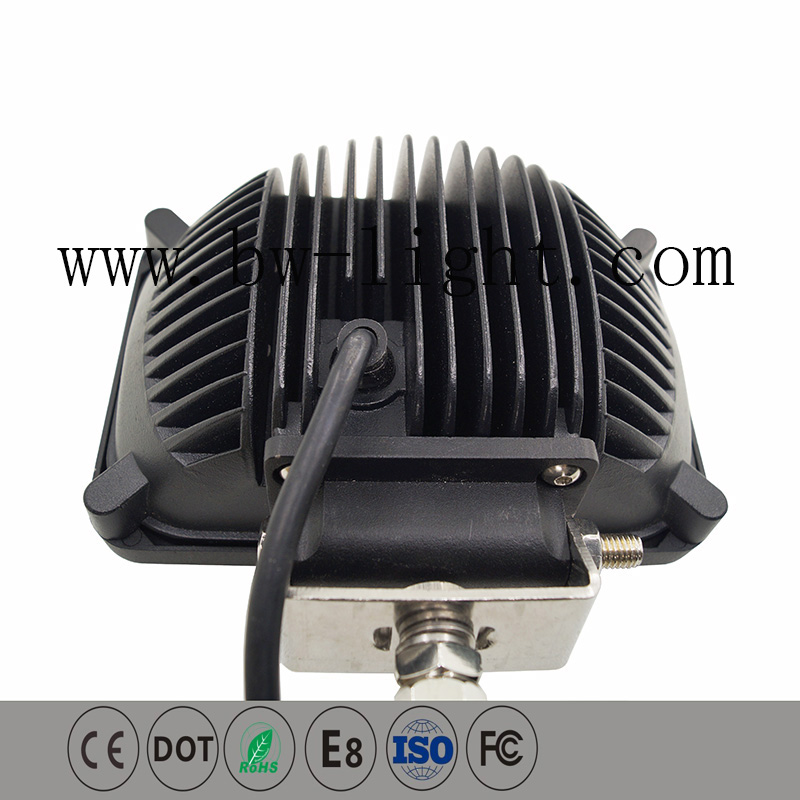 Luz de trabajo LED impermeable rectangular de 5 pulgadas del fabricante de China 