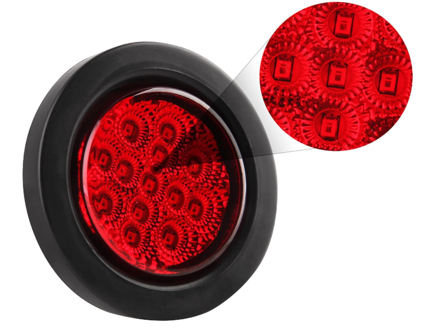 Luz de posici&oacute;n lateral LED de 12 V, luz de posici&oacute;n lateral LED impermeable, luz de posici&oacute;n lateral LED a prueba de agua, luz de posici&oacute;n lateral LED impermeable de 2,5 pulgadas, luz de posici&oacute;n lateral LED de 12 V CC para coche