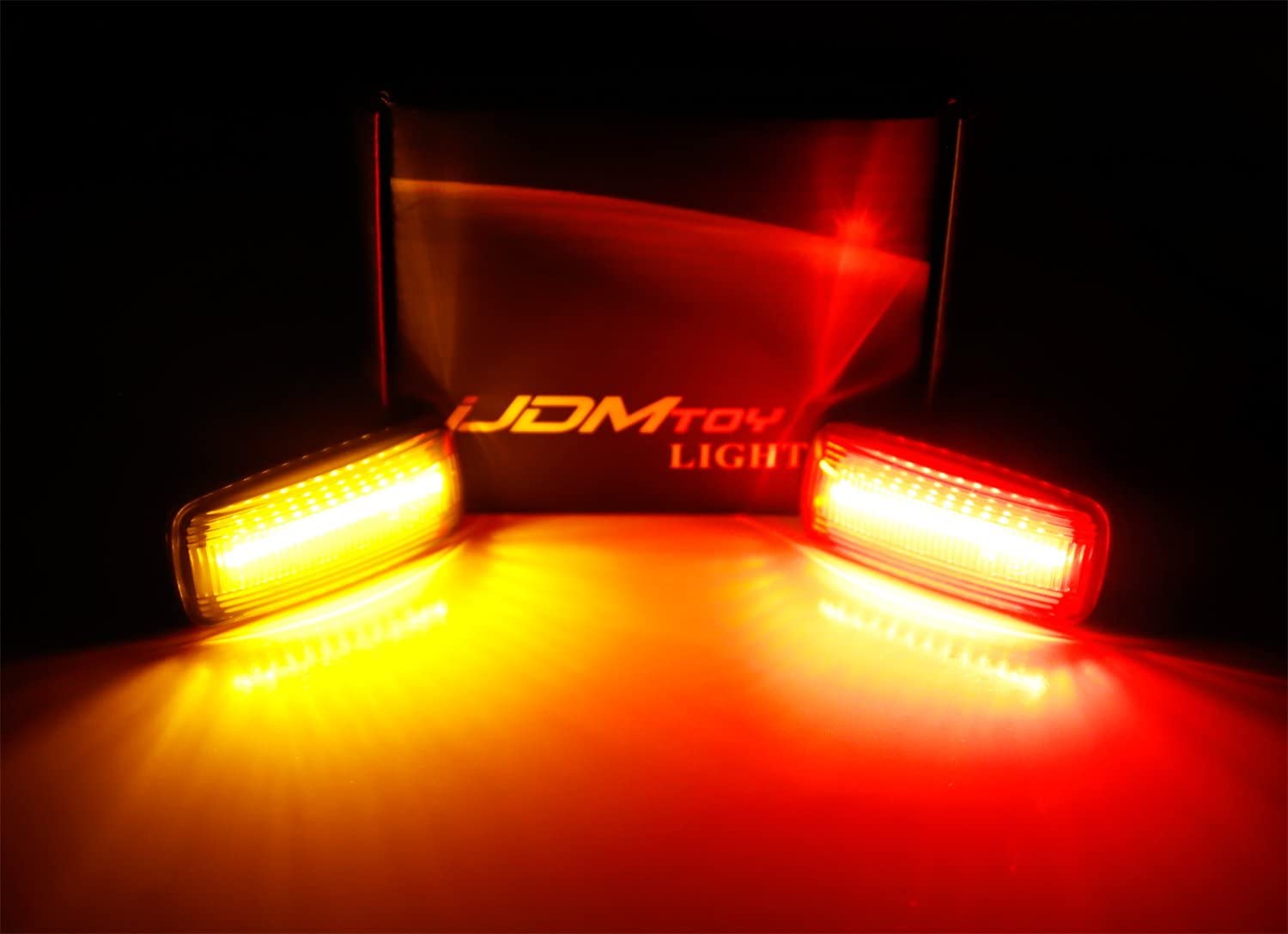 Mini luces laterales de marcador LED con carcasa gris ovalada
