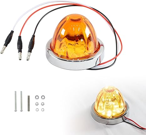 Luces de sandía LED para el marcador de techo de semi camión con cáscara de vidrio claro