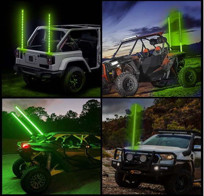 Luz de l&aacute;tigo LED con aplicaci&oacute;n y control remoto, persecuci&oacute;n en espiral RGB ofrecida por el fabricante chino Pingxiang Bowang Industry CO.,LTD. Compre luz LED tipo l&aacute;tigo con aplicaci&oacute;n y control remoto, persecuci&oacute;n en espiral RGB directamente con precio bajo y alta calidad.