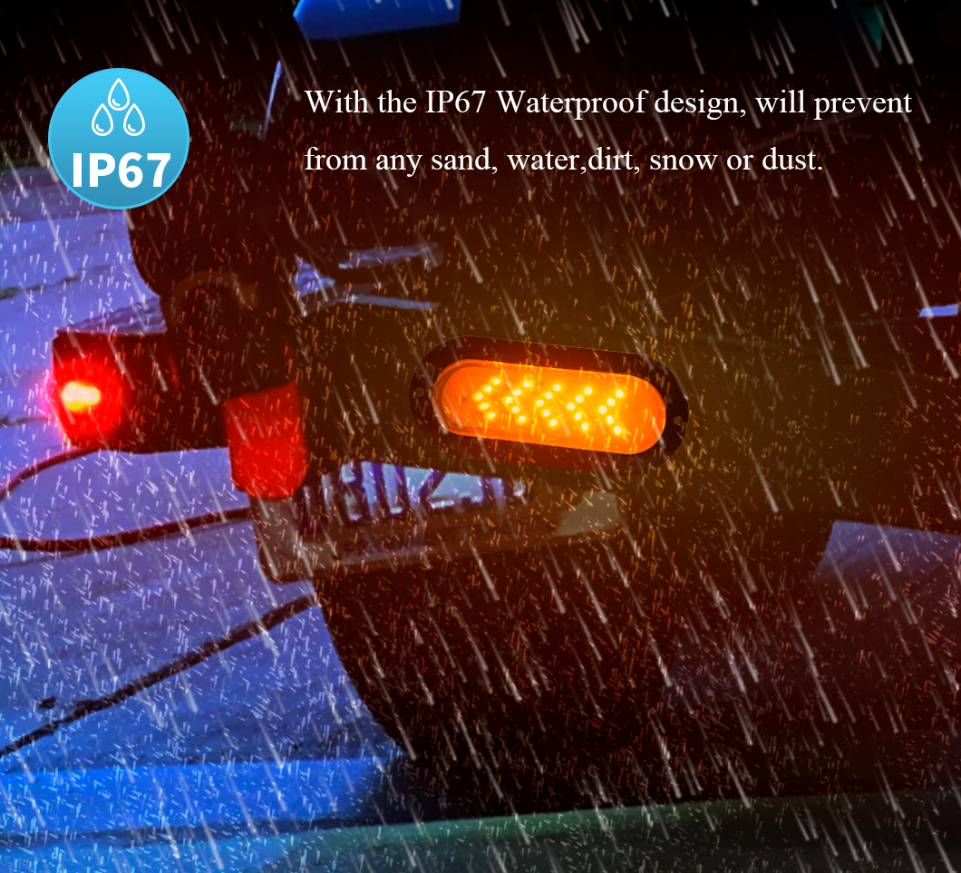 Luz trasera LED de 6 pulgadas de 6 