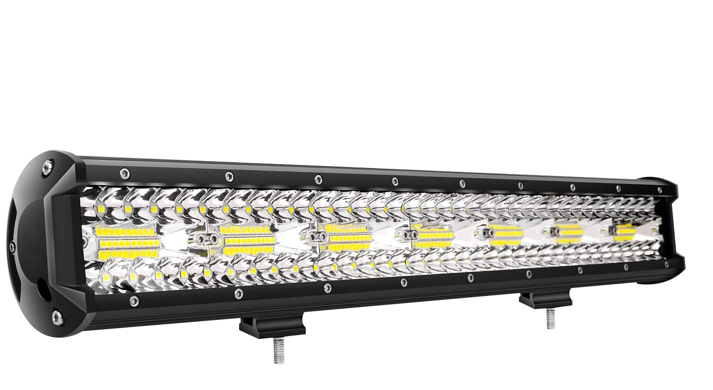 420W Luces de barra de trabajo LED de inundación de inundación de triple hilera de 20 pulgadas