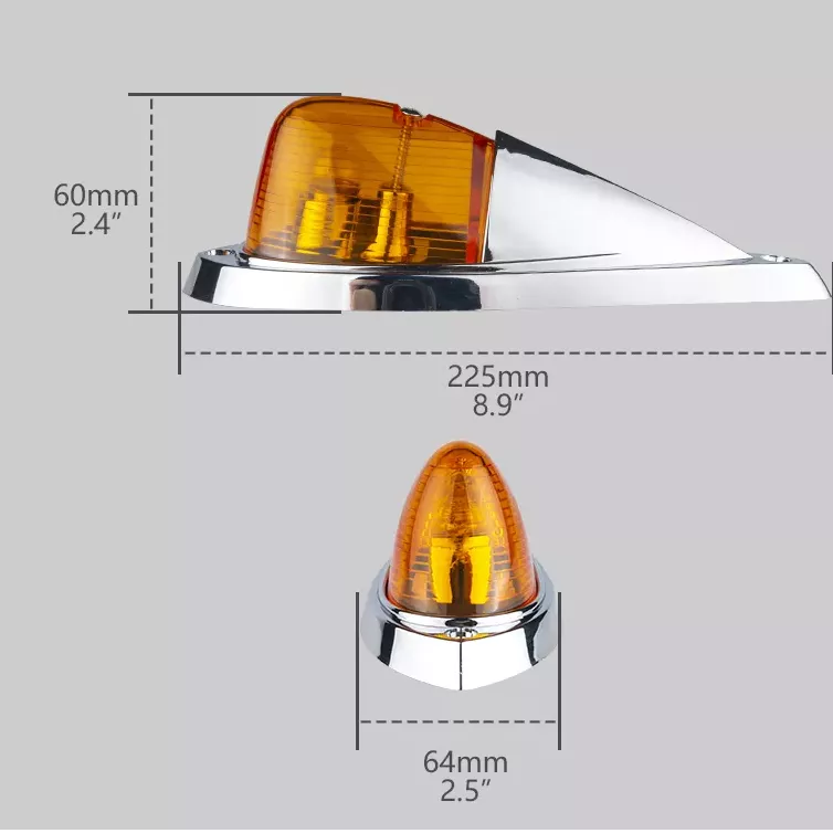 Luces de carreras de corredores de techo de cabina LED de camión universal