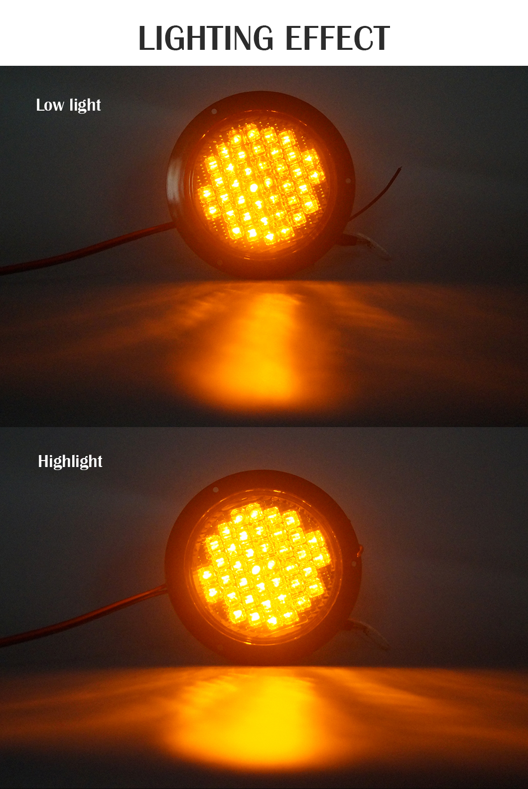 Luz trasera LED de 6 pulgadas