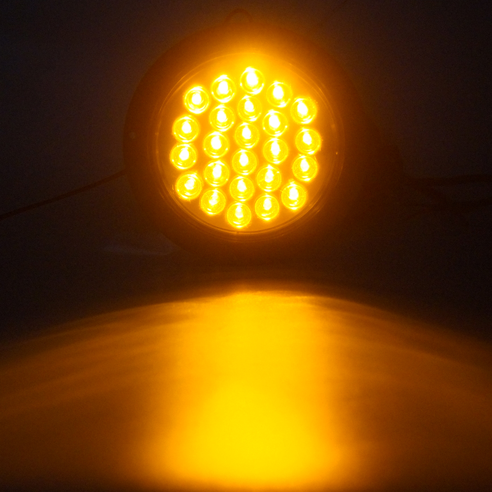Luces traseras LED redondas para remolque de 5 "pulgadas
