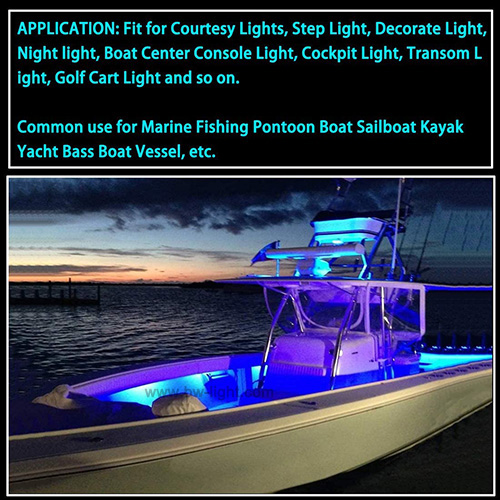 Barco de guardabarros | Lámpara exterior LED | Luz de marcador lateral marino |