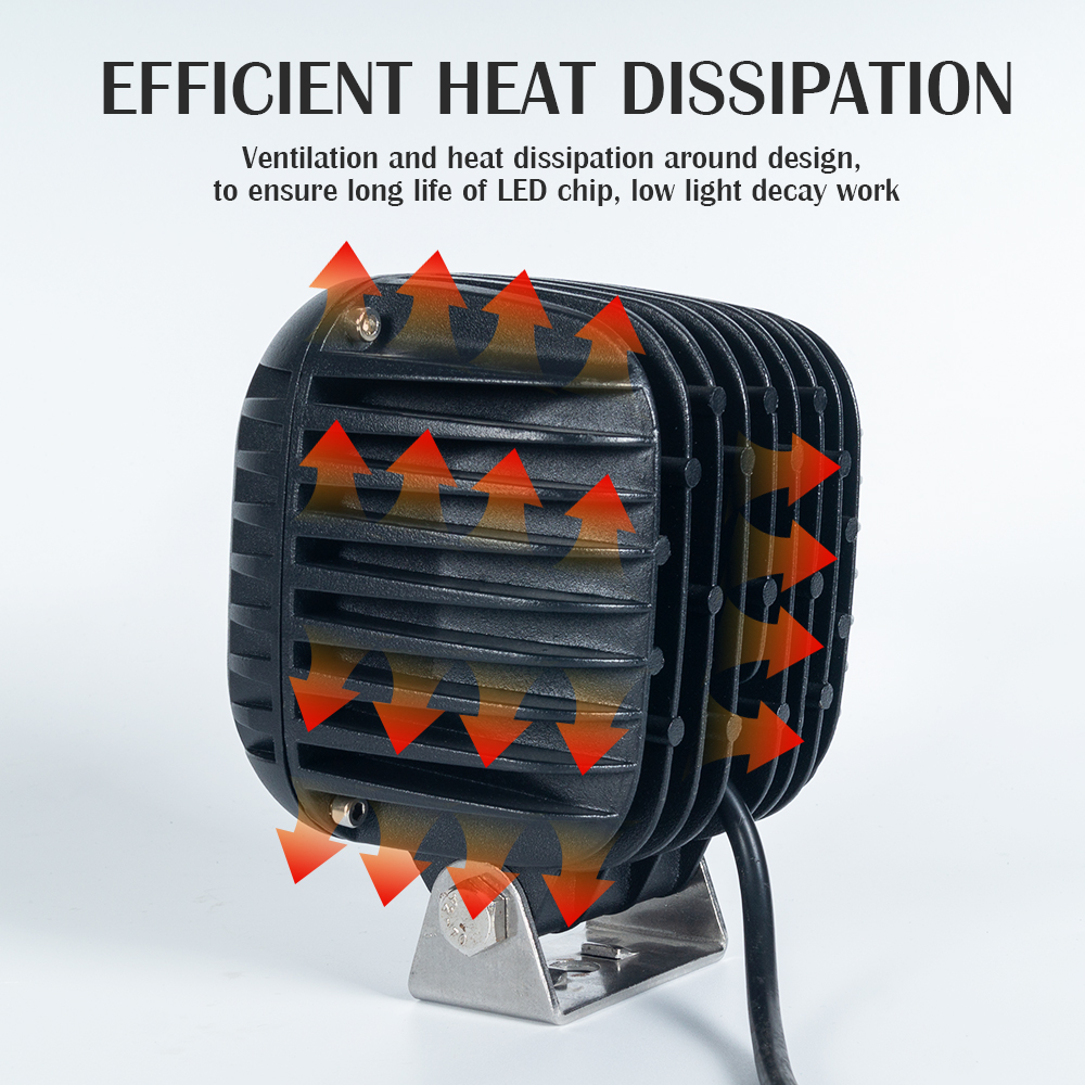 Trabajo LED blanco de 5 pulgadas Luz de conducci&oacute;n para camiones