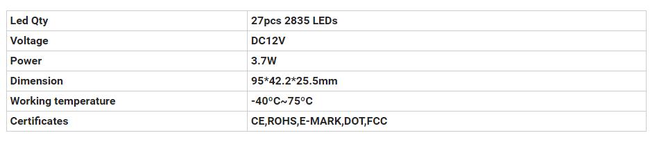 Luces de barco BD-027W2835-Z