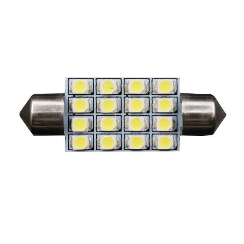 Bombillas de domo de mapa de coche LED de luces interiores CANBUS de 41 mm