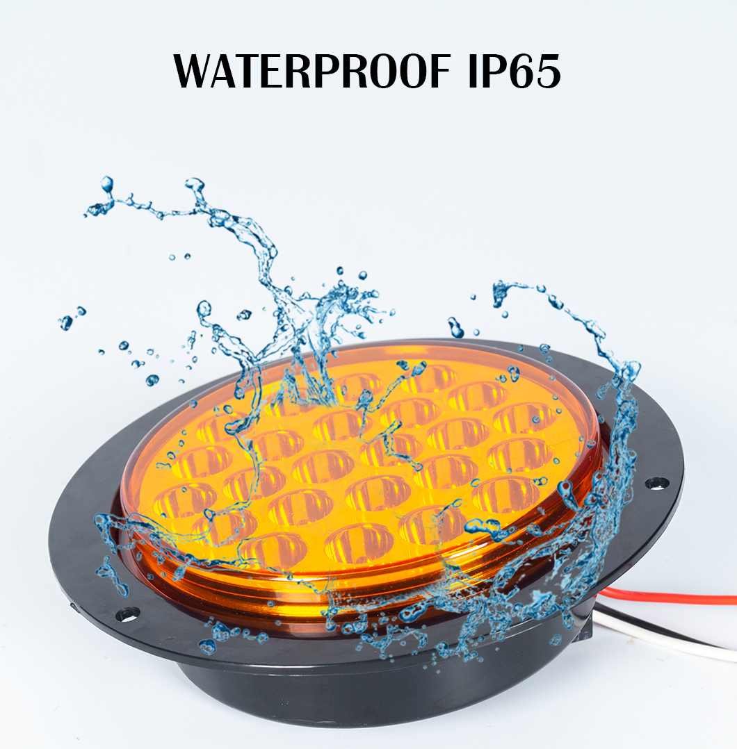 Luces traseras de remolque de led redondo de 5 